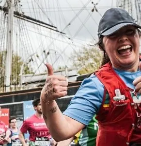 ILS Case Management former Client Emily - London Marathon 2024