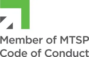 Case Management Memberships: Member of MTSP Code of Conduct (Major Trauma Signposting Partnership) Logo