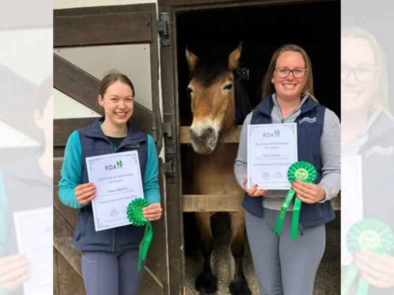 Freya and Paige from RDA Broadlands Charity