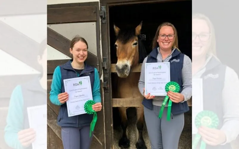 Freya and Paige from RDA Broadlands Charity